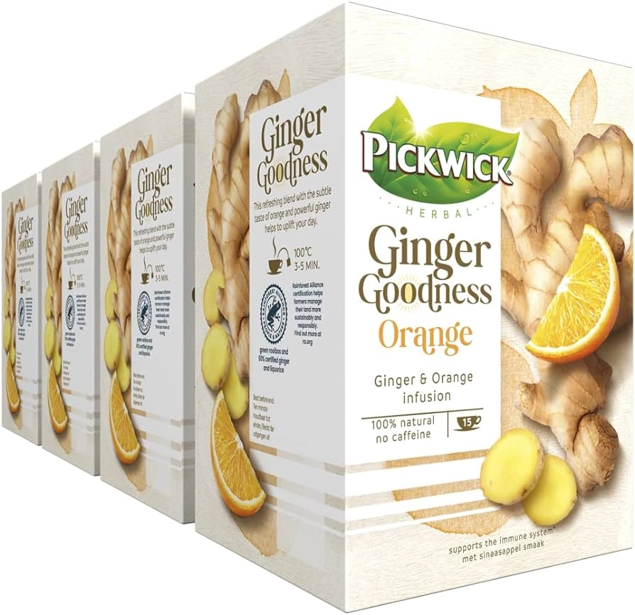 Een Pickwick Herbal goodness ginger orange koop je bij Supply Mij